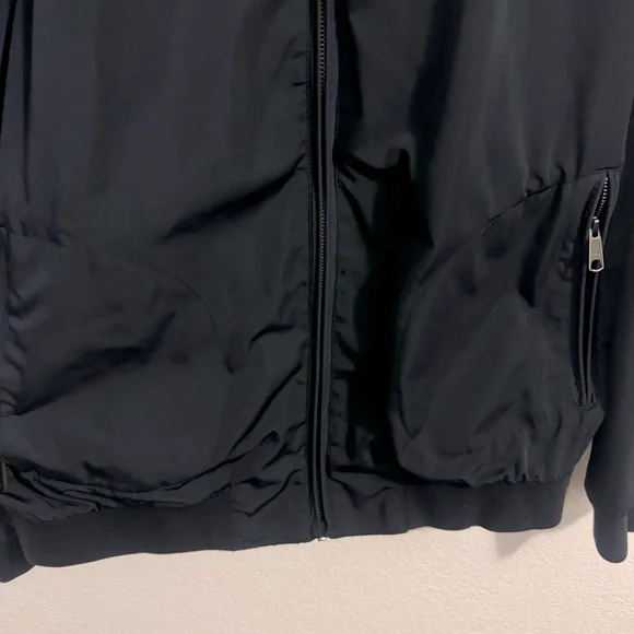 Nordstrom Navy Windbreaker Jacket with Stand-Up Collar - Picture 7 of 15